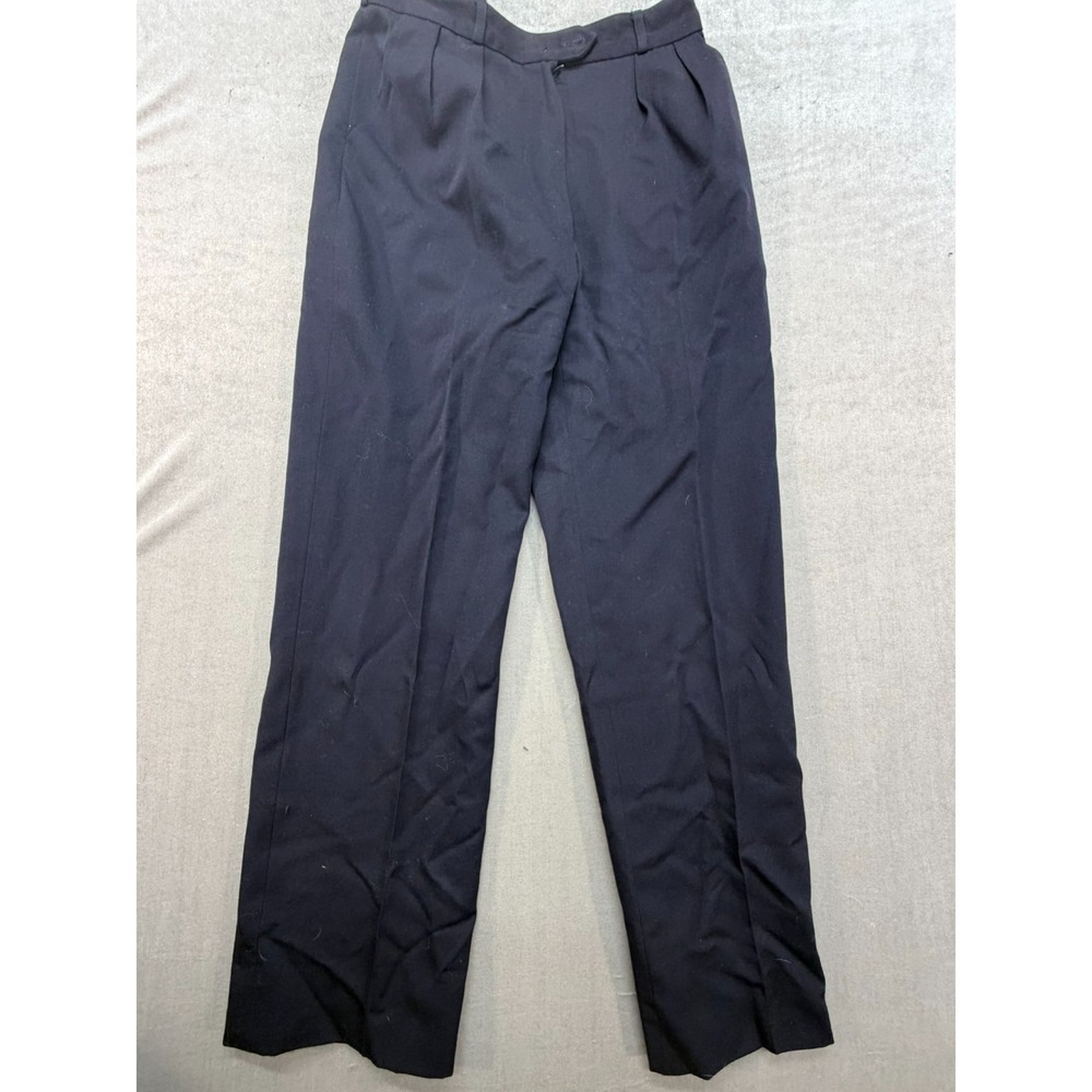 Vintage Harve Benard 100% Pure Wool Blue Women Dress Pants Size 4 MAde in USA